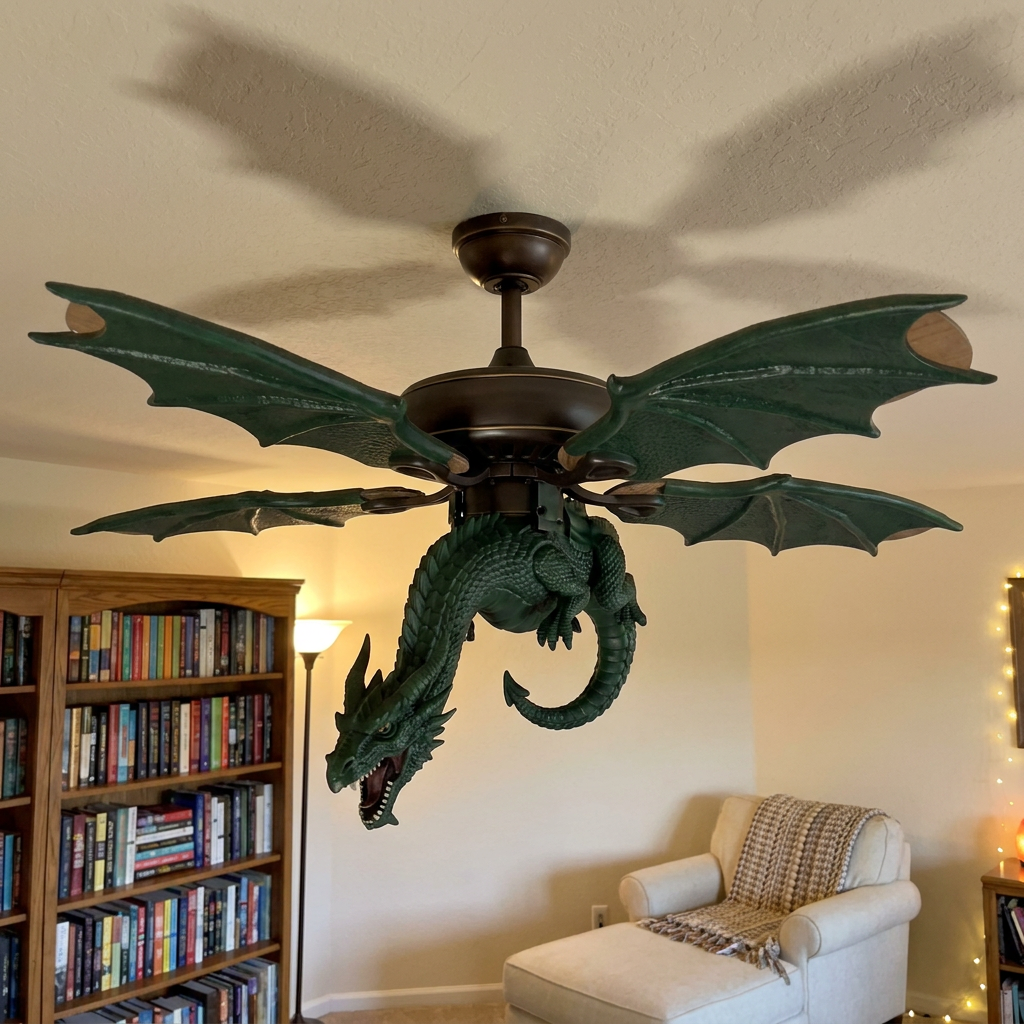 WingWorks™ - Dragon Ceiling fan attatchent